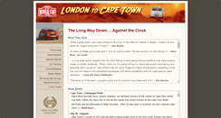 Desktop Screenshot of londoncapetownrally.com